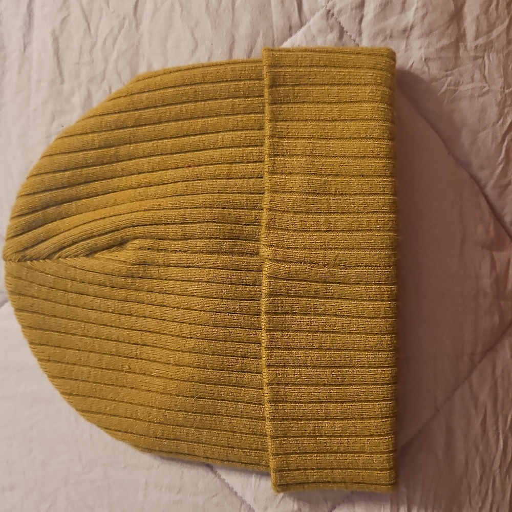 Time and Tru Mustard Brown Knit Hat